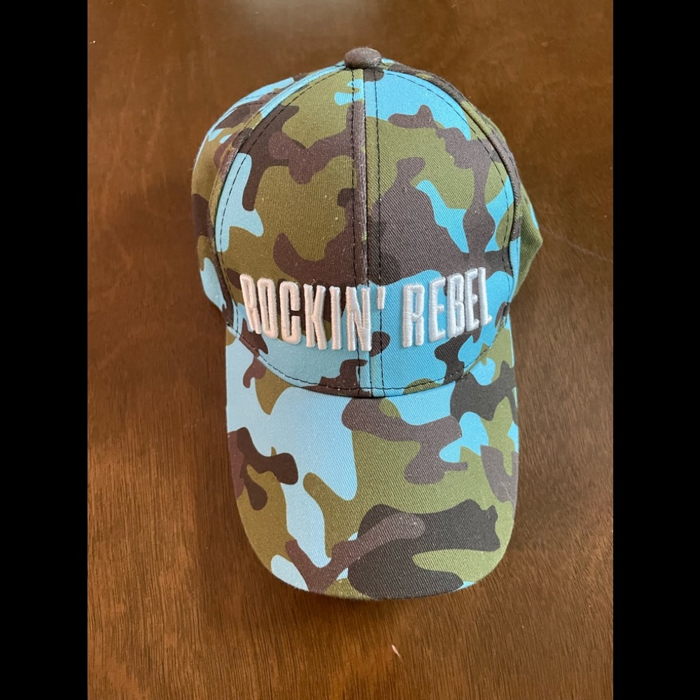 Camo MAC Cosmetics “Rockin Rebel” hat